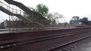 preview picture of video 'MONSOON Lashing at Malerkotla Railway Station JULY 2018'