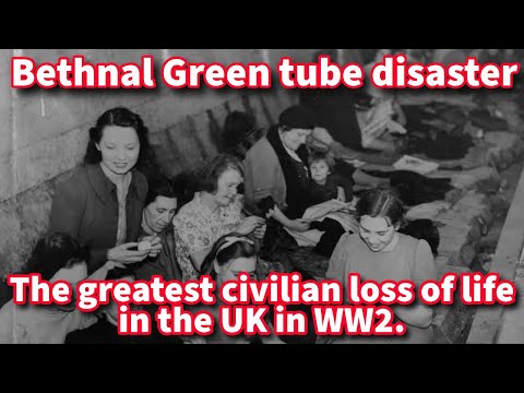 The greatest civilian loss of life in the UK in WW2. Bethnal Green disaster 3 March 1943.