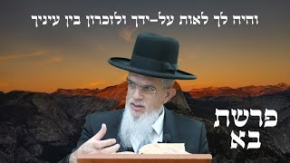פרשת בא I וְהָיָה֩ לְךָ֙ לְא֜וֹת I הרה"ג יוסף הללויה שליט"א