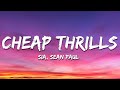 Sia Cheap Thrills Lyrics Ft Sean Paul