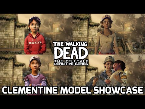 All CLEMENTINE Character Animations, Voice Lines and Outfits - The Walking Dead: Definitive Series