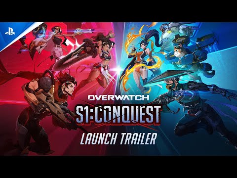 Overwatch - Season 1: Conquest Trailer | PS5 & PS4 Games
