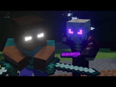 Steve's Revenge: Taking Down the Skeleton Lord in (Minecraft Animation)(FULL PART)