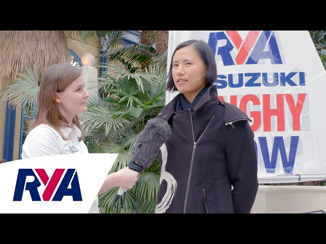 Laser Sailing Top Tips from Olympic Gold Medallist Xu Lijia - RYA Suzuki Dinghy Show