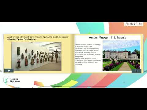 Discovering Lithuanian museums, interactive book made by the students of Odesa Lyceum 121 (1 part)