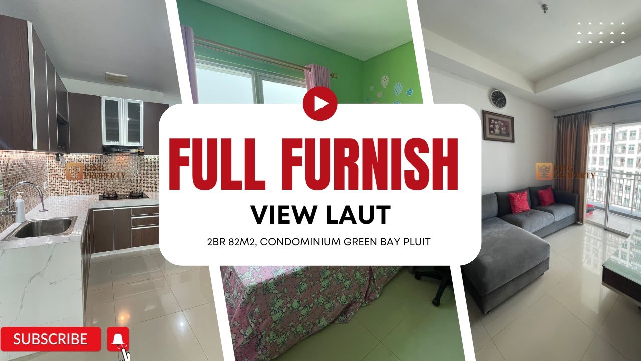 Investment + Lifestyle in One! Condominium Green Bay Pluit Greenbay 2Bedroom 82M² City Lights View, Ready to Use