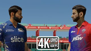 "IPL 2022" MI Vs DC (2nd Match) - Cricket 22 (PS5 4K Gameplay)