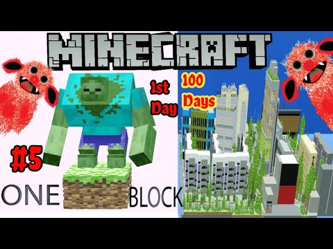 Insane Minecraft One Block 100 Days Challenge!