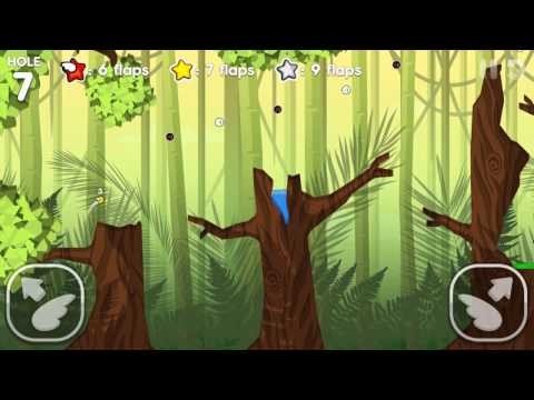 Flappy Golf 2 – Rain Forest – Hole 7 in 5 Flaps