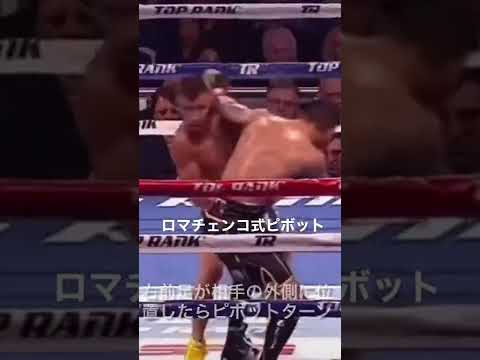 ロマチェンコ式相手の目の前から消えるピボットターン　Lomachenko #Shorts