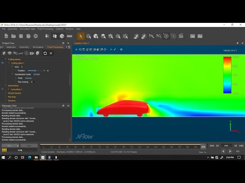 Vehicle Dynamic on Moving Vehicle in Simulia xFlow
