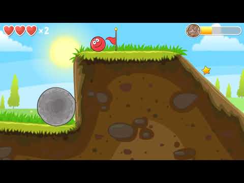 The game Red Ball play for a red ball and collect stars