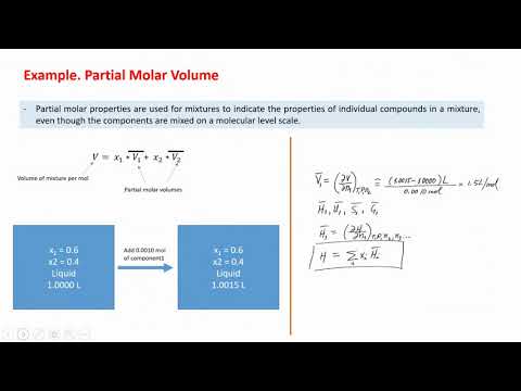 2  Easy example about partial molar properties