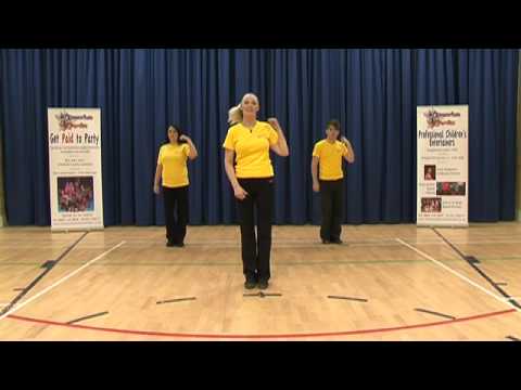 Superman Dance routine steps from Emporium Parties Childrens entertainers in Kent & Sussex