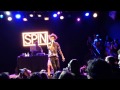 Charli XCX and Danny Brown perform "Float On" live at SPIN