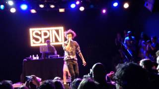 Charli XCX and Danny Brown perform "Float On" live at SPIN