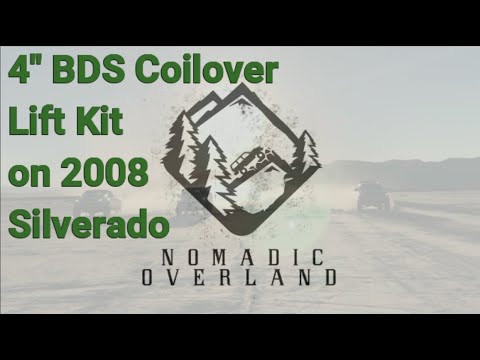 Working out the 4" BDS Fox Coilover Lift Kit on the Silverado