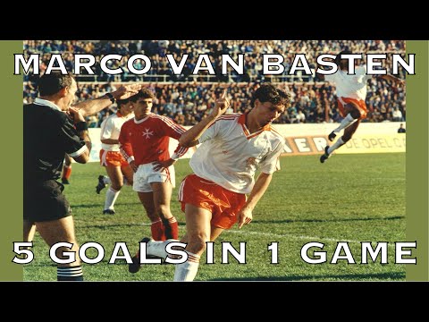 Marco van Basten scores 5 in 1 game