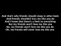 Ed Sheeran - Friends (Lyrics) 