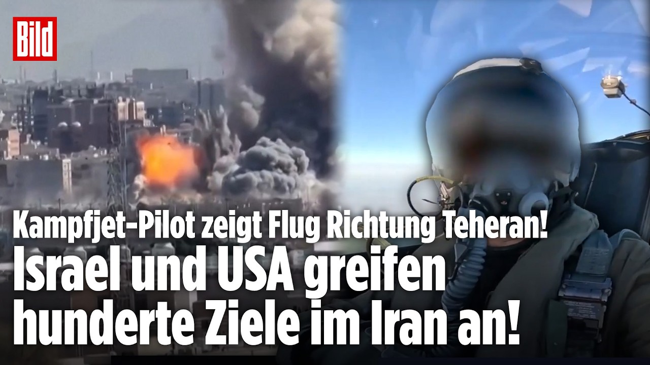 IRAN-KRIEG: Pilot postet Selfie-Video aus Kampfjet! Israel und USA fliegen weiter Luftangriffe!