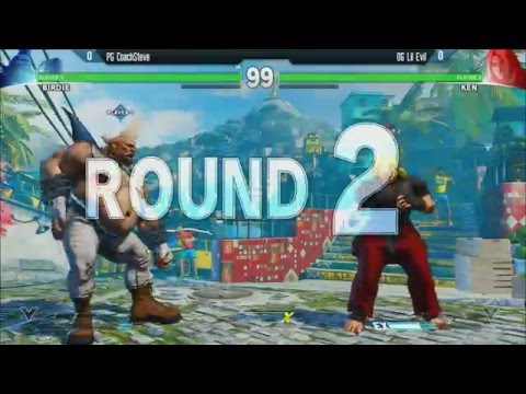 Street Fighter 5 Tournament: Winter Brawl X Pools - PG Coach Steve (Birdie) vs OG Lil Evil (Ken)