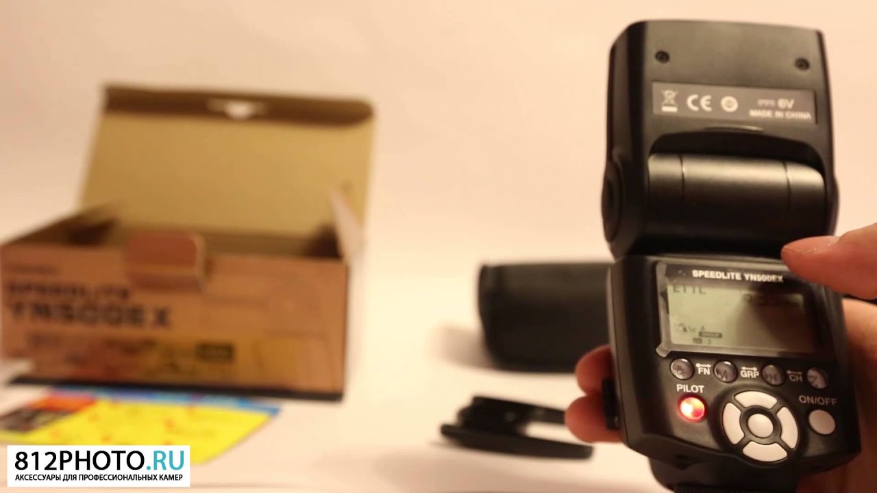 Фотовспышка Yongnuo Speedlite YN-500EX E-TTL для Canon