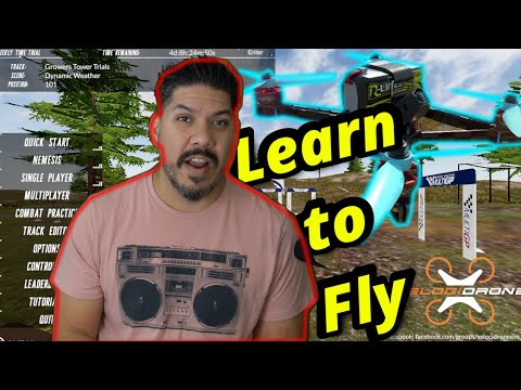 Learn to Fly a drone - Velocidrone Weekly time trial track Growers Tower