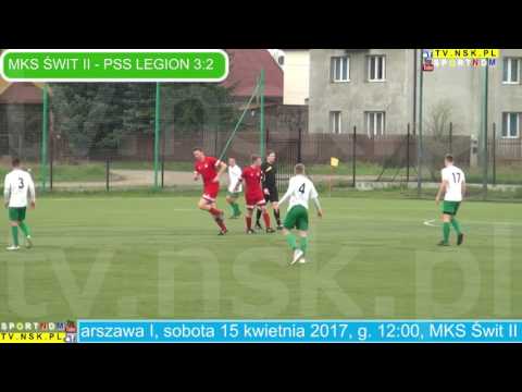 tv.nsk.pl 2017-04-15 MKS Świt II Nowy Dwór Maz. - PSS Legion Warszawa 3:3 (3:0) na 3:2 Bicz