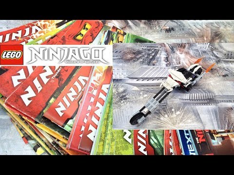 Лего Ниндзяго наборы 2011-2012 года. Приехали мои старые наборы, карточки и инструкции!