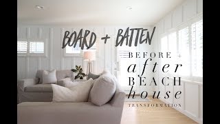 BOARD + BATTEN | Before + After Beach House Transformation