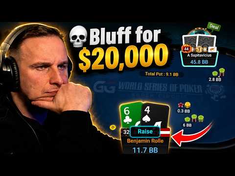 Full Maniac Heads Up for $20,000