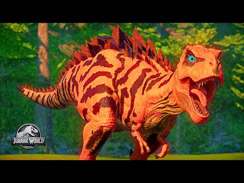 Tyrannosaurus Rex vs Spinosaurus vs Indospinoraptor vs Majungasaurus vs Indoraptor Dinosaurs Battle
