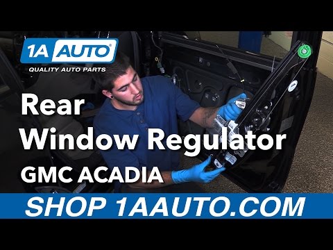 How to Replace Rear Window Regulator 07-13 GMC Acadia