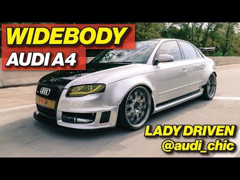 FEATURED CAR: KATIE'S WIDE-BODY AUDI A4 IS STUNNING!