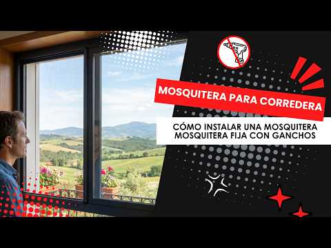 Cómo instalar Mosquitera Fija sin Taladrar para Ventanas Correderas - MOSQUIFACIL