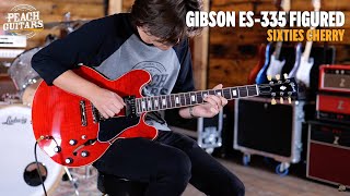 Video thumbnail for No Talking...Just Tones | Gibson ES-335 Figured Sixties Cherry - 201720119 by Peach Guitars