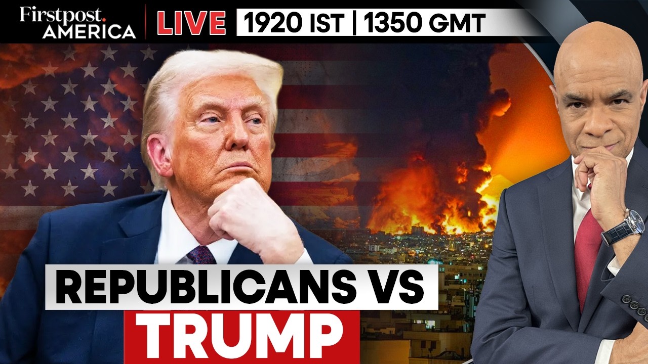 LIVE: Trump Faces GOP Revolt Over Iran War And Fund Controversy | Firstpost America | N18G