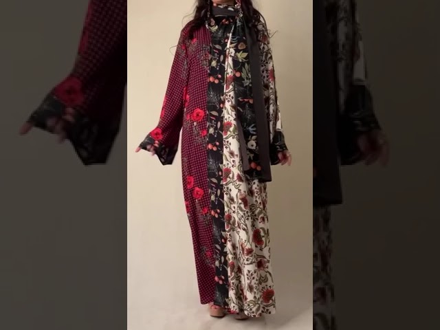 عباية لف ملونة من ريموش