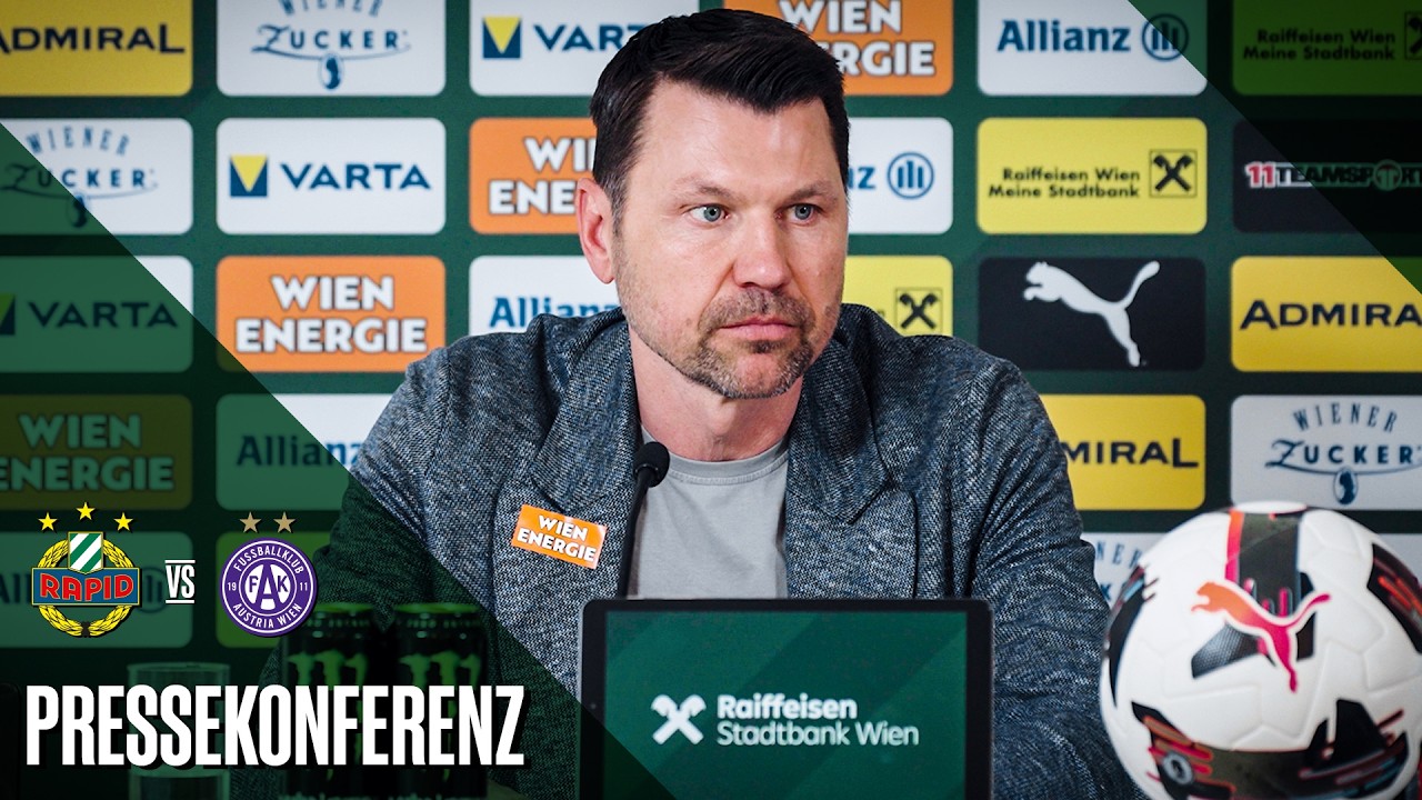 Pressekonferenz vor dem 350. Wiener Derby