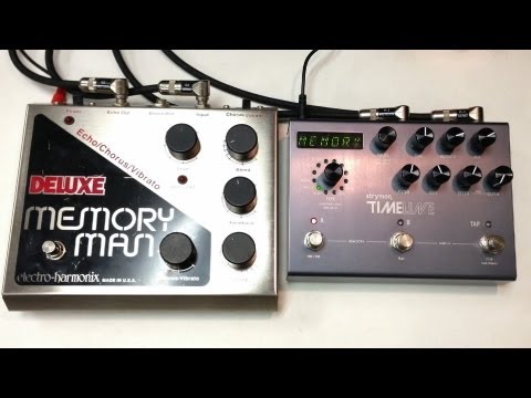 Electro Harmonix Deluxe Memory Man vs Strymon Timeline
