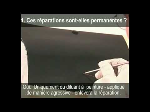 comment reparer rayure profonde