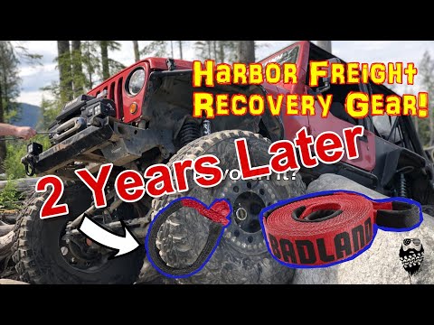 Did they Survive? Harbor Freight (Badland) Recovery gear, 2 year review