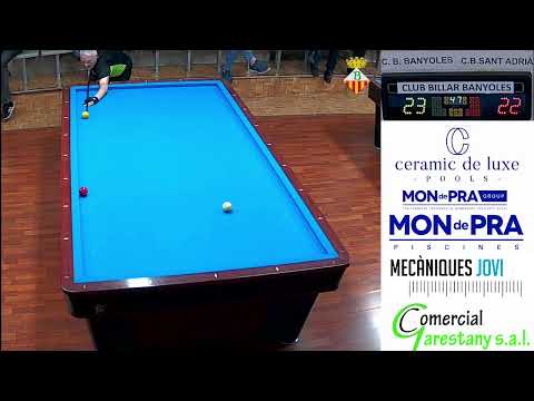 LLIGA CATALANA 3 BANDES HONOR. C. B. Banyoles B - C. B  Sant Adrià D