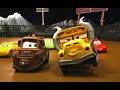 Mater Tractor Tipping Gone Wrong Miss Fritter Derby Revenge Disney Cars Toys Stop Motion