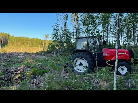 Taimia uutta reittiä aukolle ja kanoille virikettä Valmet 705