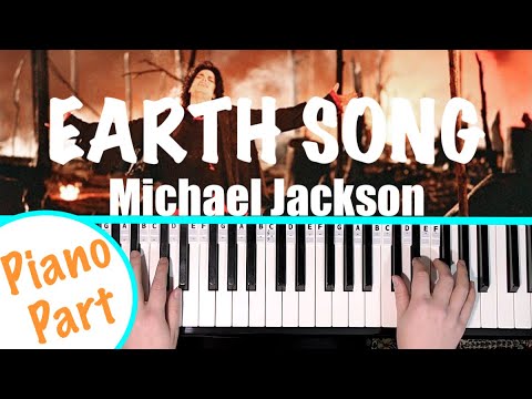 EARTH SONG - Michael Jackson Piano Tutorial