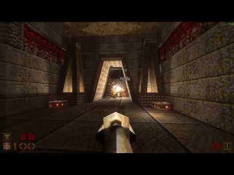 Quake 1 with full ray-traced lighting