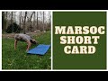 MARSOC Short Card WOD
