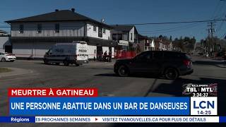 Gun murder at a Gatineau strip club