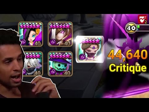 RTA: A FULL DARK composition! Isabelle in action with Han, Heirteit and Dusky! [Summoners War]
